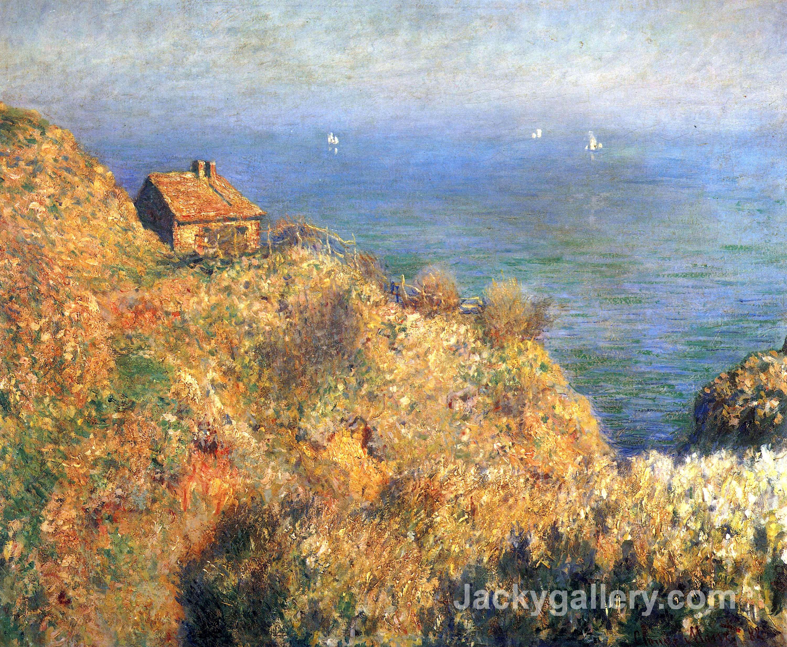 Fishermans House at Varengeville by Claude Monet paintings reproduction